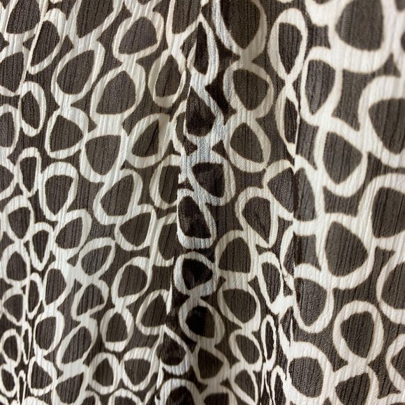 Motherhood Maternity Large blouse Brown White Shor - Picture 6 of 6